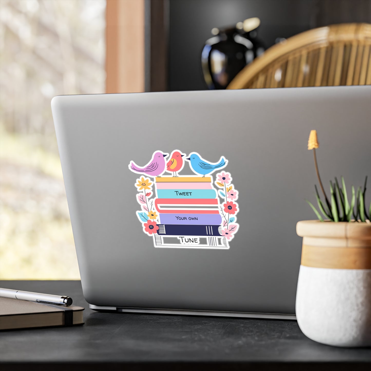 Tweet Your Own Tune-Vinyl Decal sticker