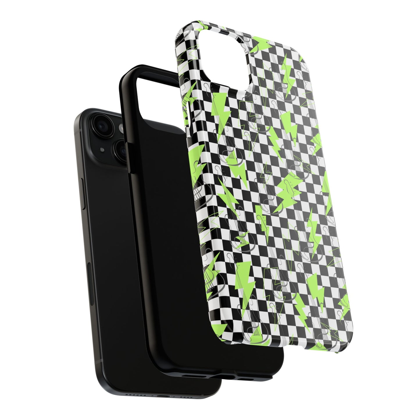 Phone Case - Lightening Guitar Rock the Day Design