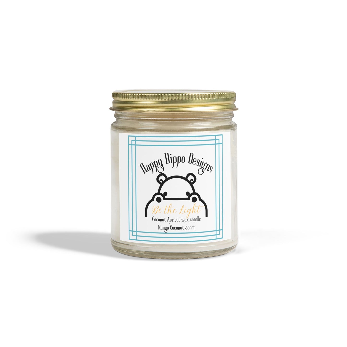 Scented Candle - Be the Light, Mango and Coconut Scent