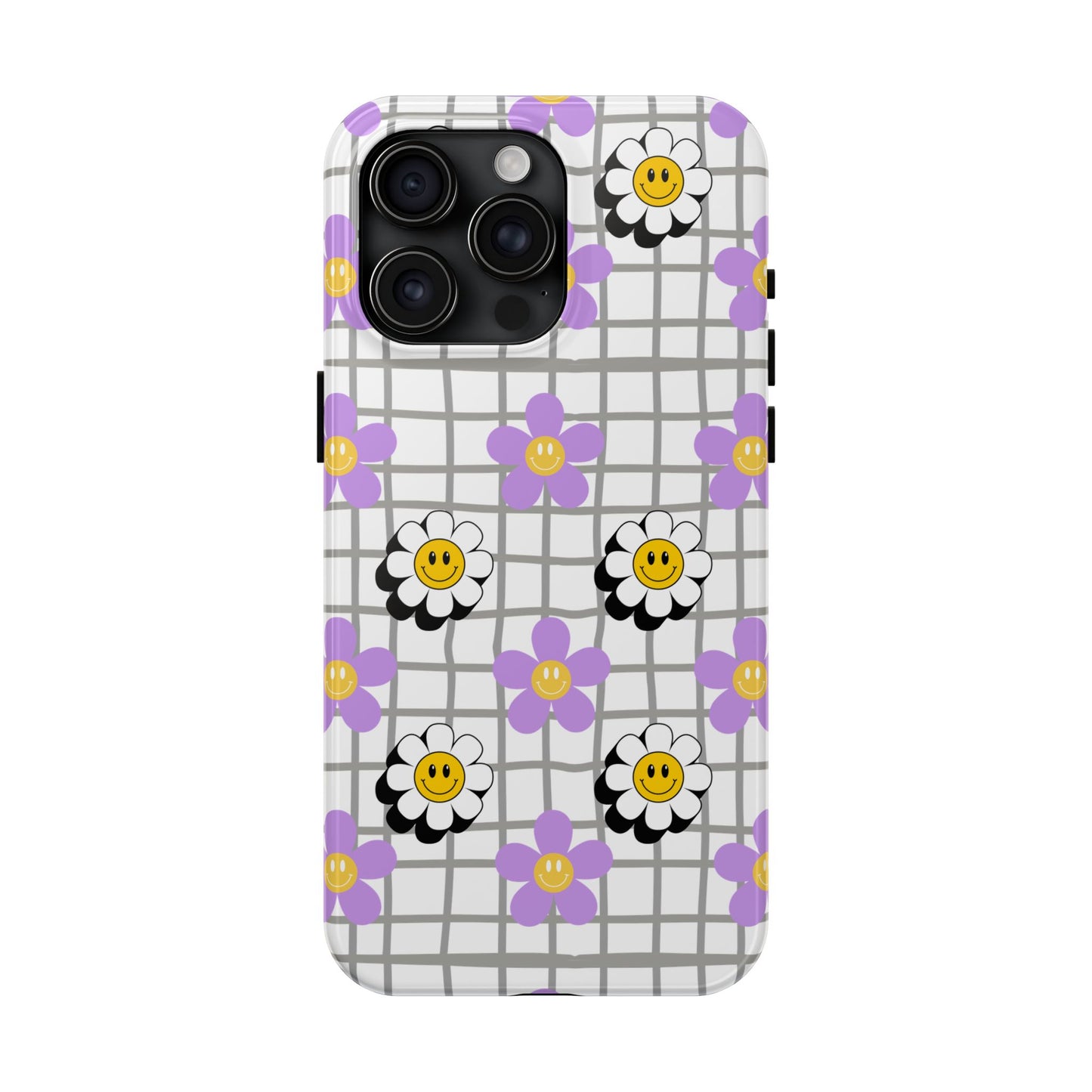 Phone Case - Flower Smiley Design