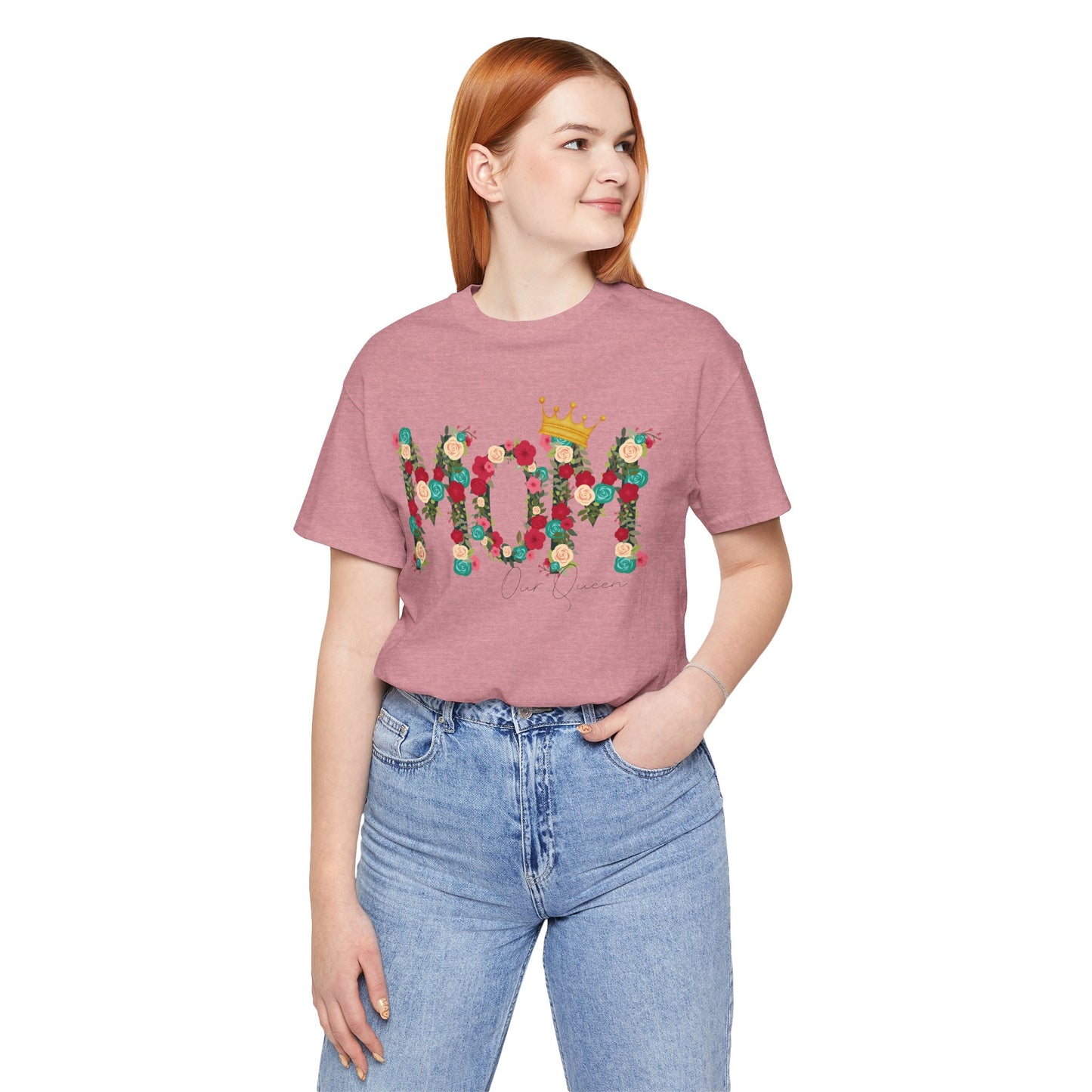 Floral Mom Queen T-Shirt - Mother's Day Gift