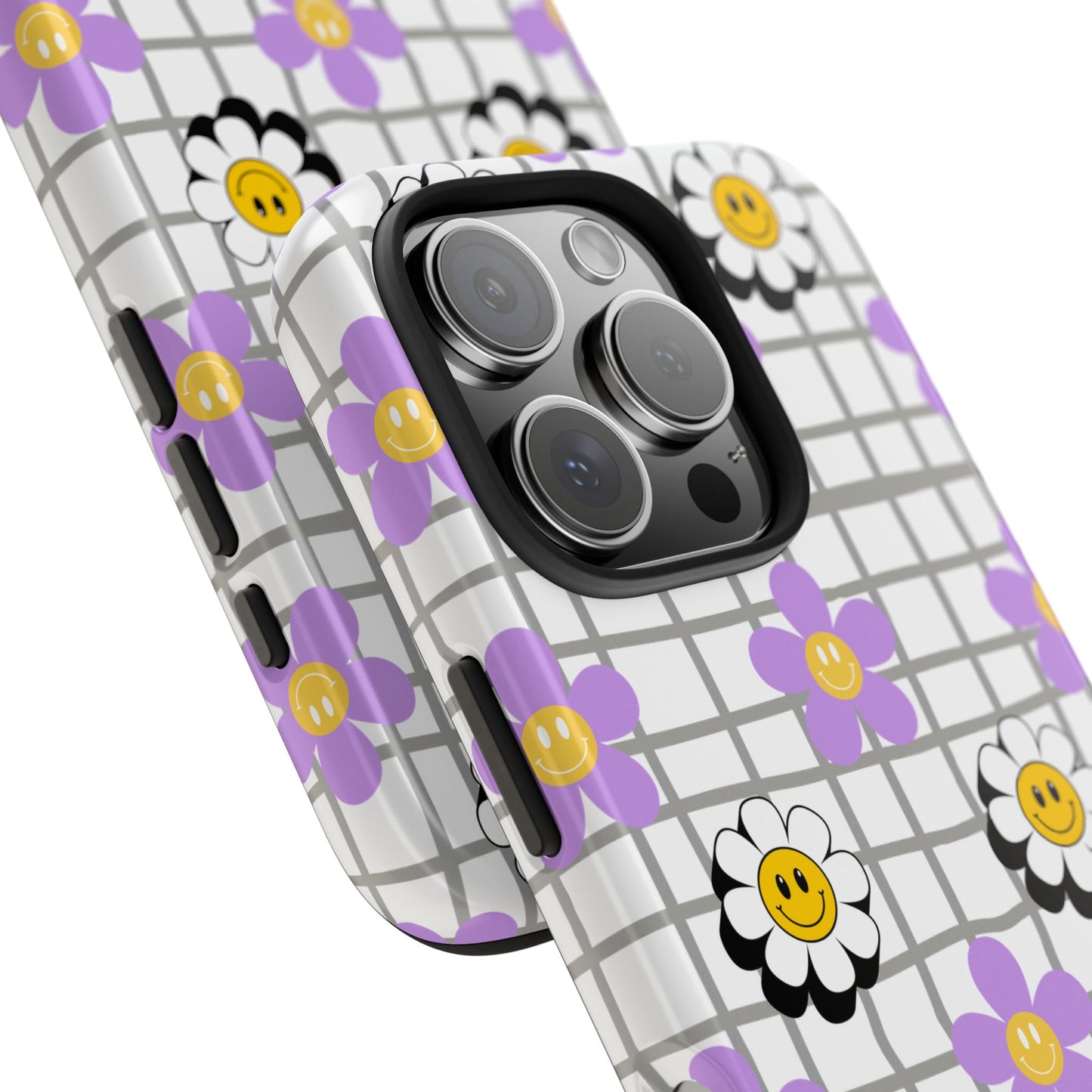 Phone Case - Flower Smiley Design