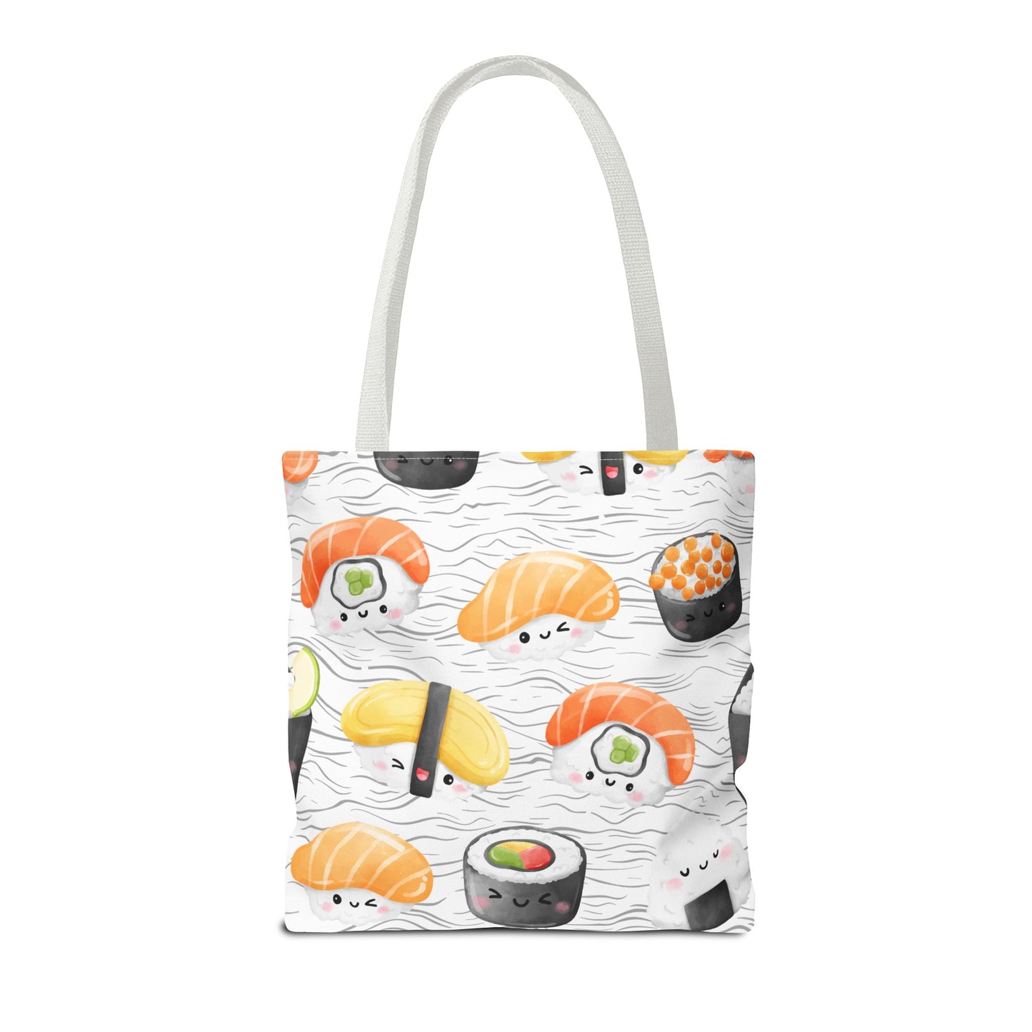 Cute Sushi Pattern Tote Bag - Perfect for Food Lovers