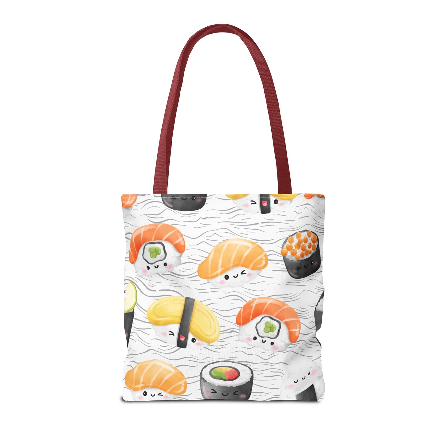 Cute Sushi Pattern Tote Bag - Perfect for Food Lovers