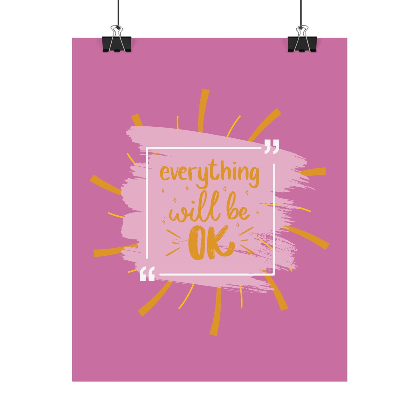 Everything Will Be Ok -Poster