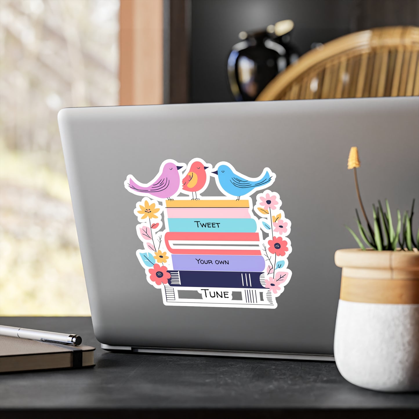 Tweet Your Own Tune-Vinyl Decal sticker