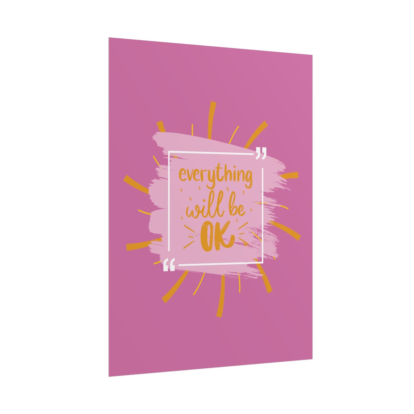 Everything Will Be Ok -Poster