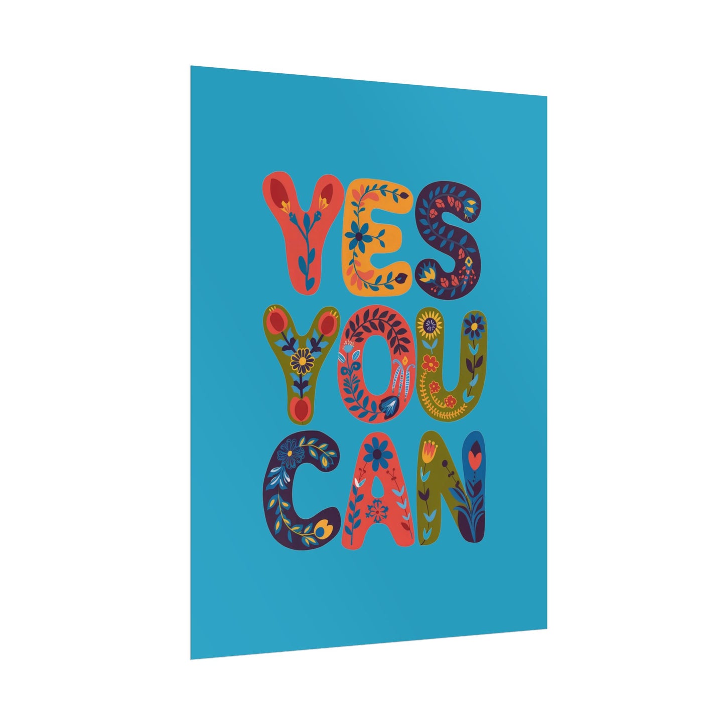 Poster - Yes You Can Inspirational Poster