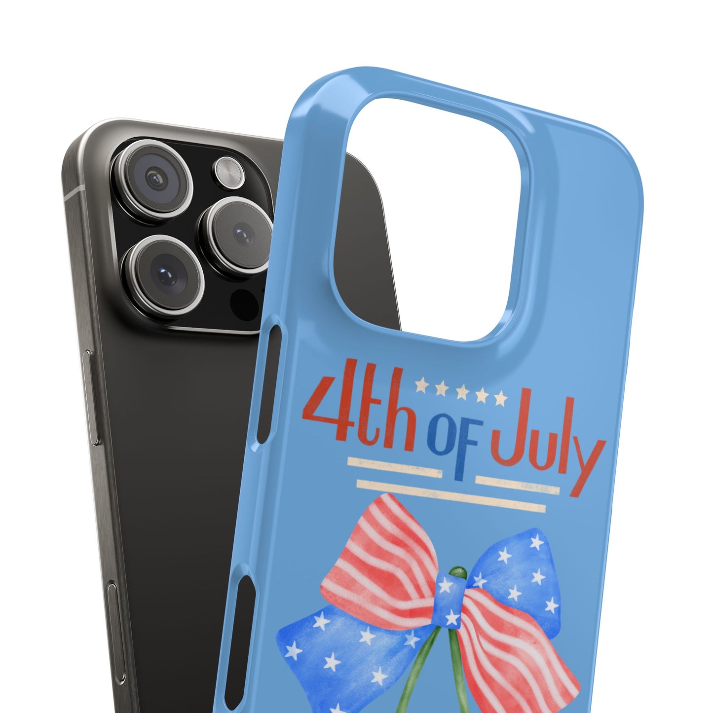 Patriotic Slim Phone Cases for 4th of July | Americana Accessories, Summer Gift, Holiday Celebration, Phone Protection