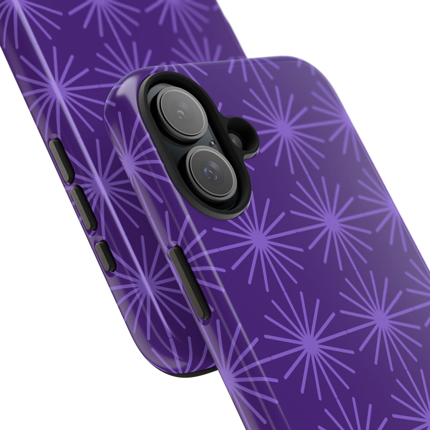 Phone Case - Purple Circular Star Design