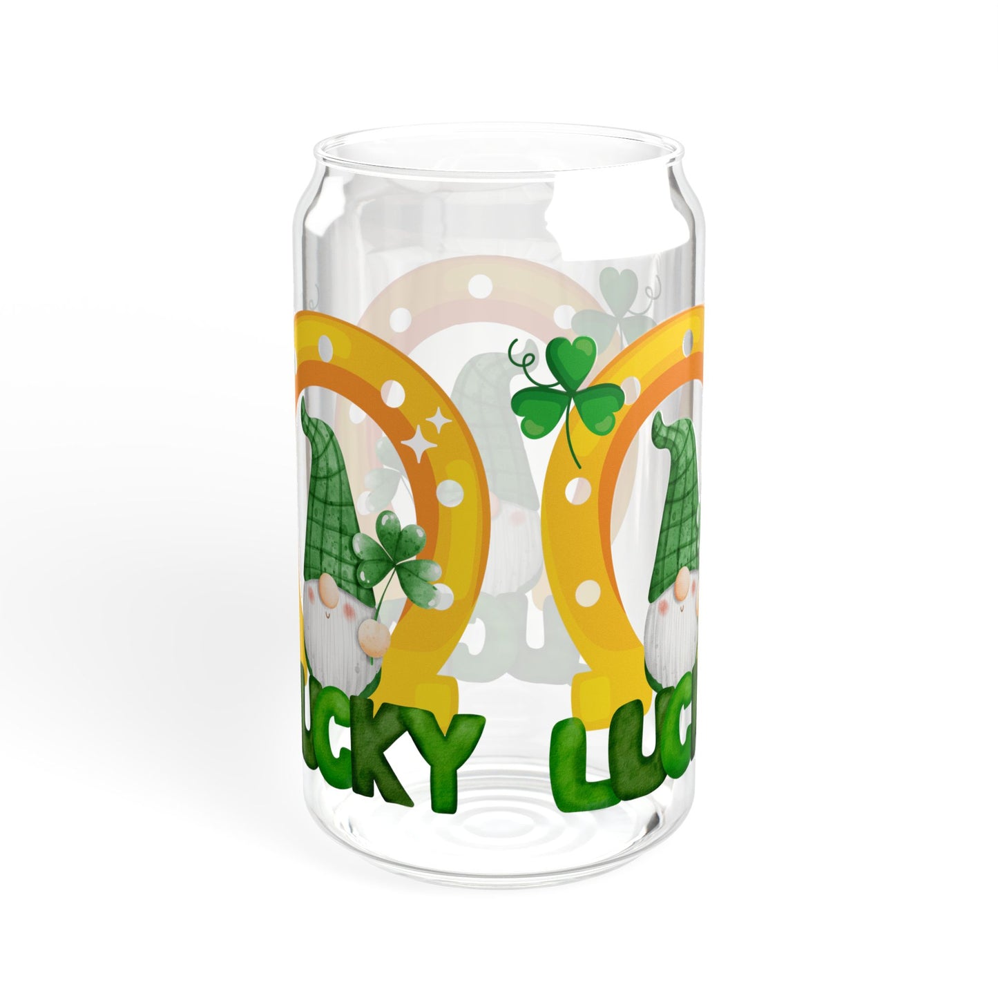 Lucky Gnome 16oz Sipper Glass