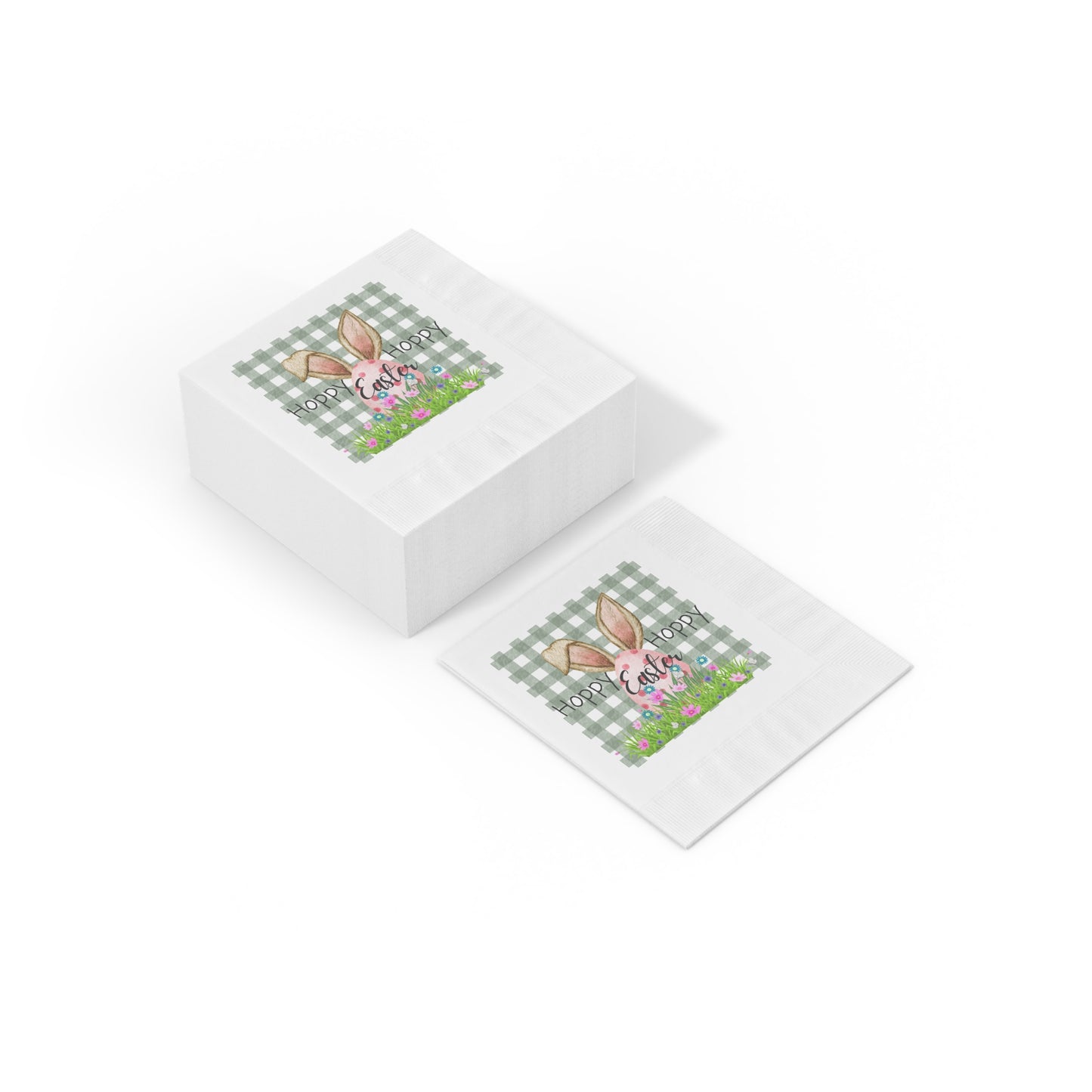 Hoppy Easter Decor Napkins - Festive Bunny Design for Spring Celebrations