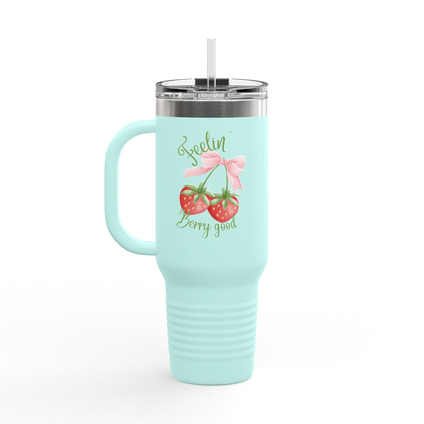 Feelin Berry Good Insulated 40oz Travel Mug