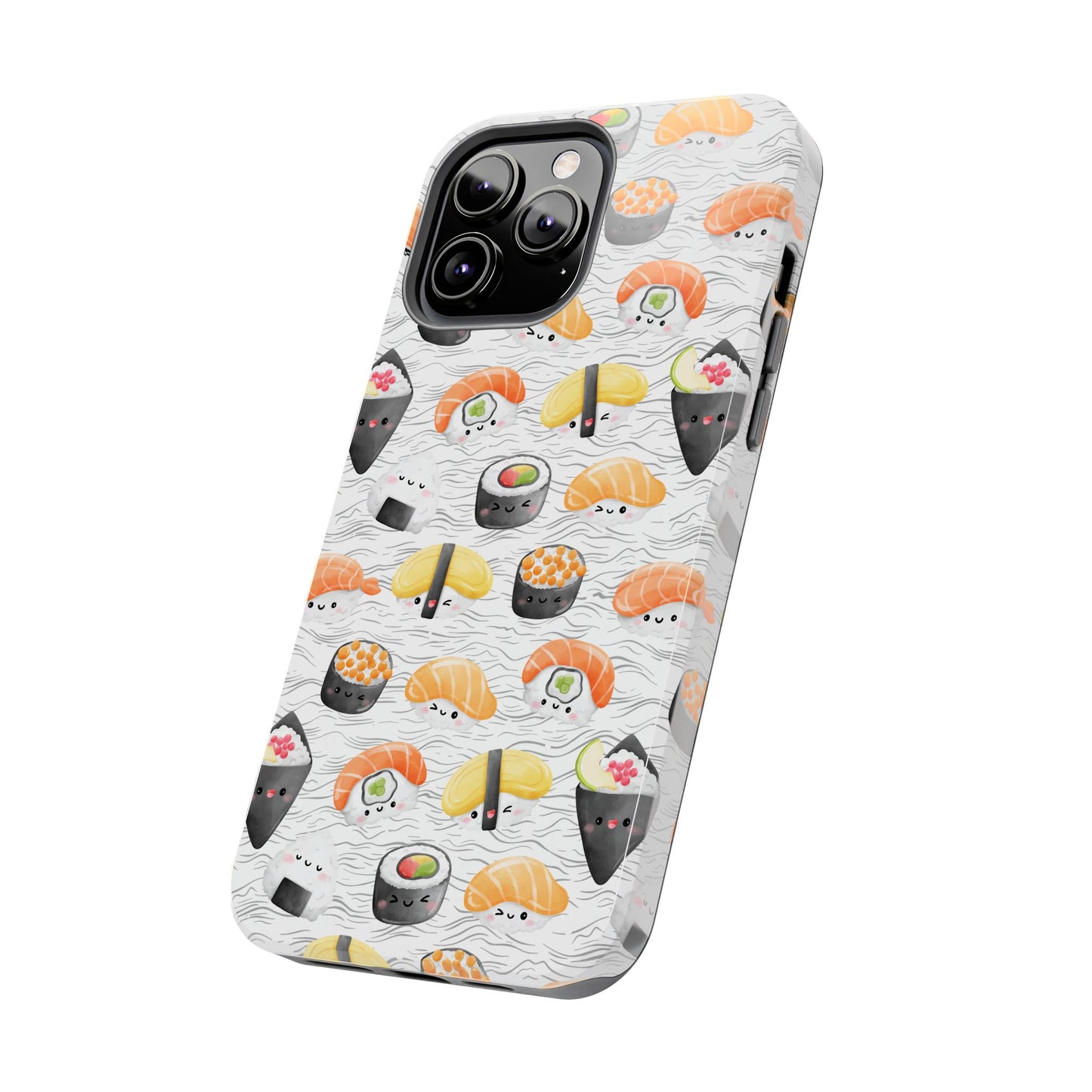 Cute Sushi Tough Phone Case - Durable and Stylish Design for Food Lovers