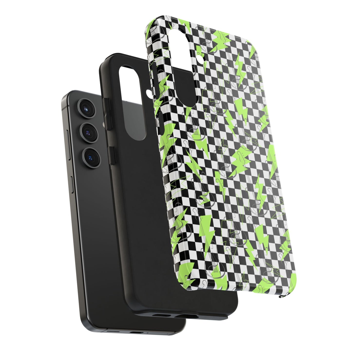 Phone Case - Lightening Guitar Rock the Day Design