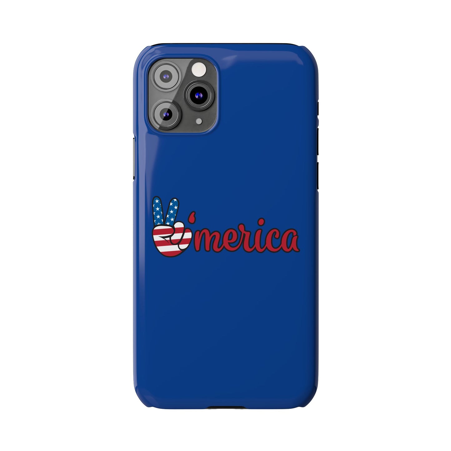 Slim Phone Case - 'Merica Design, Patriotic Phone Cover for Independence Day, 4th of July, USA Pride, Gift for Americans