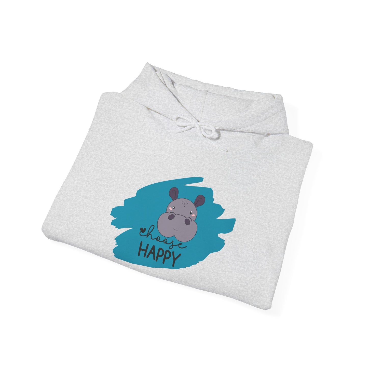 Hooded Sweatshirt - Choose Happy Choose Comfy