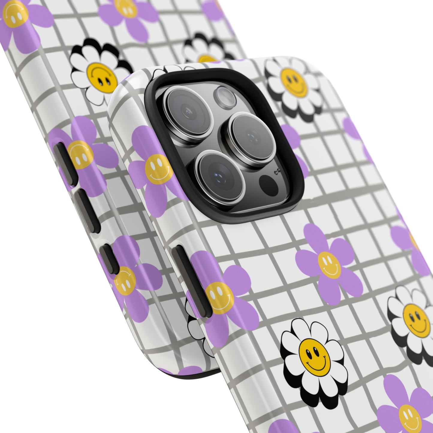 Phone Case - Flower Smiley Design