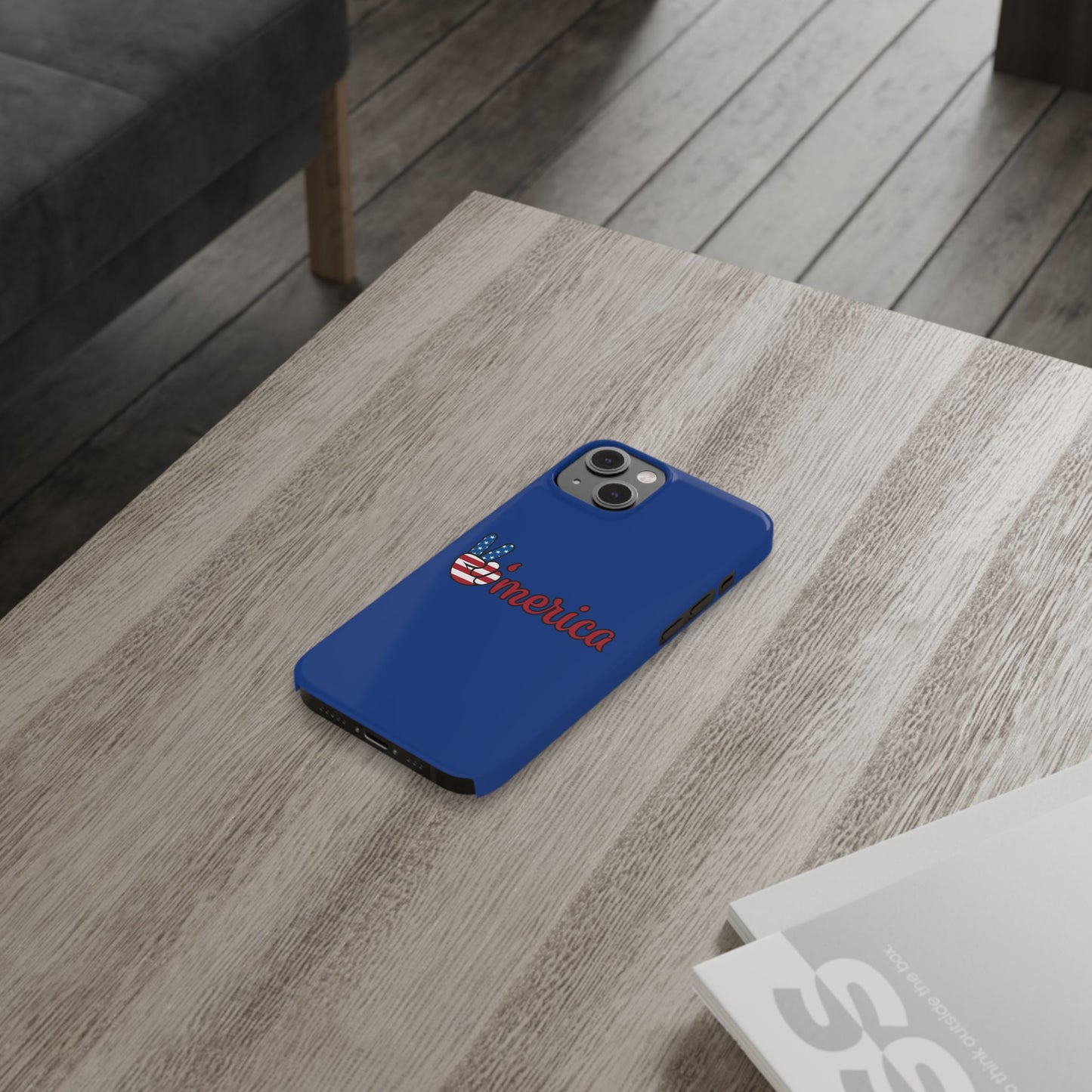 Slim Phone Case - 'Merica Design, Patriotic Phone Cover for Independence Day, 4th of July, USA Pride, Gift for Americans