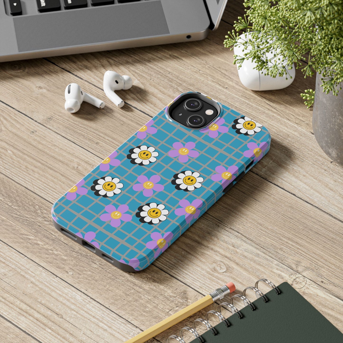 Flower Smiley Phone Case
