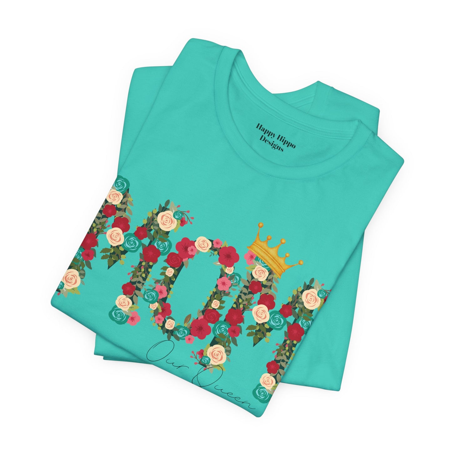 Floral Mom Queen T-Shirt - Mother's Day Gift