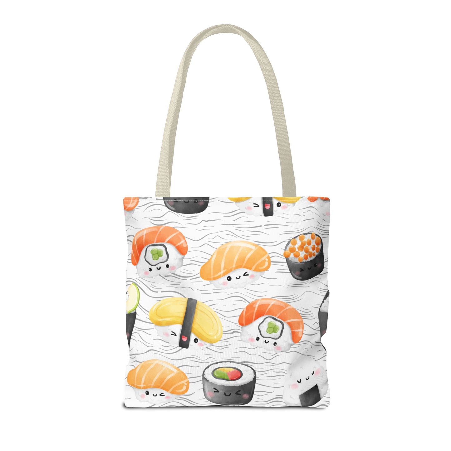 Cute Sushi Pattern Tote Bag - Perfect for Food Lovers