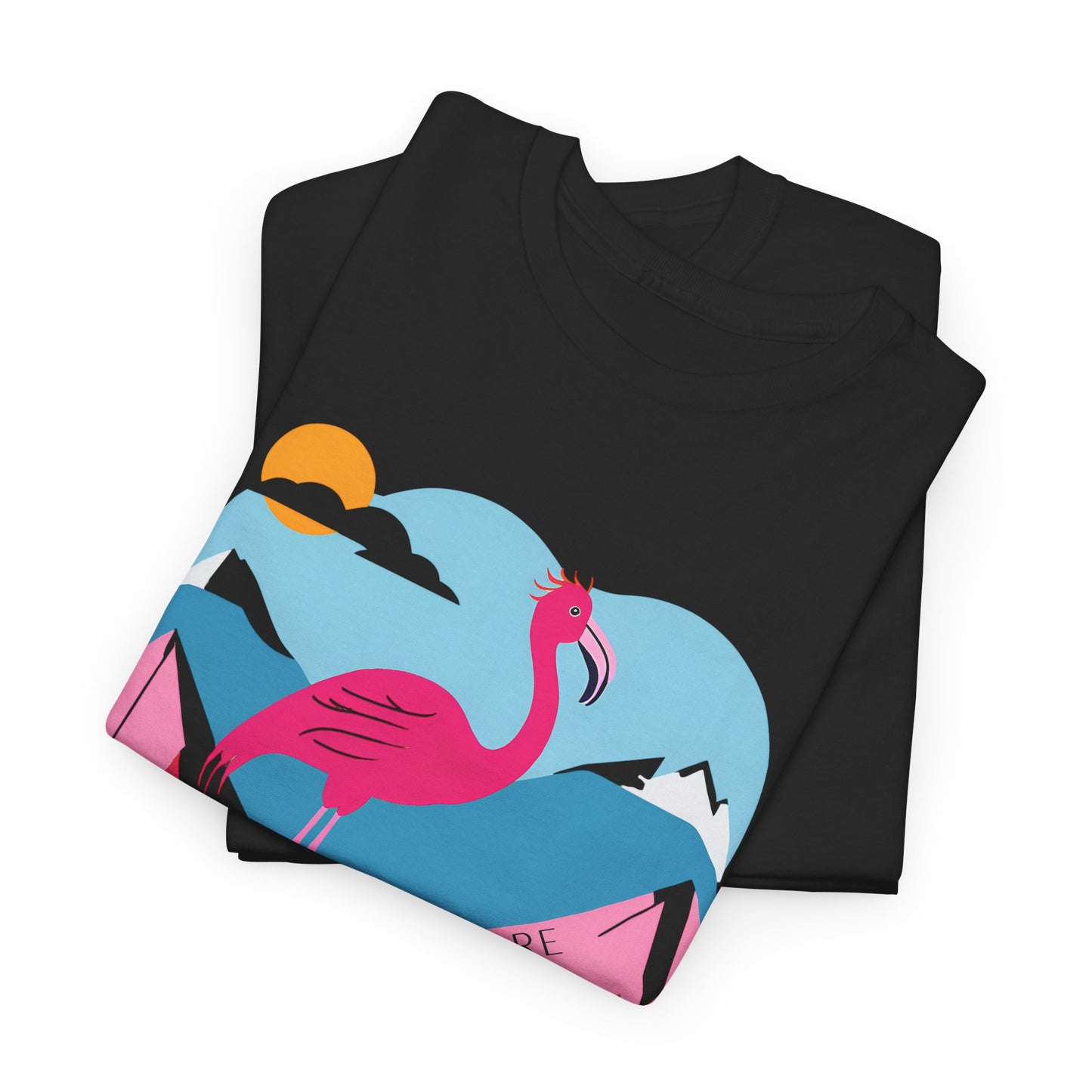 Flamingo Tee - Explore Flamingo Unisex Heavy Cotton Tee