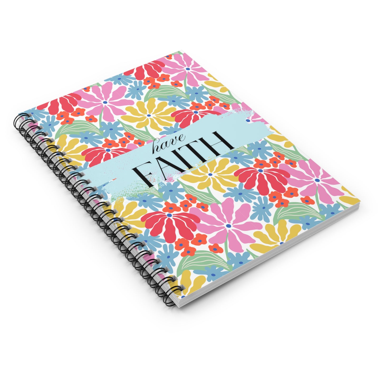 Faith Journal Notebook - Floral Christian Notebook