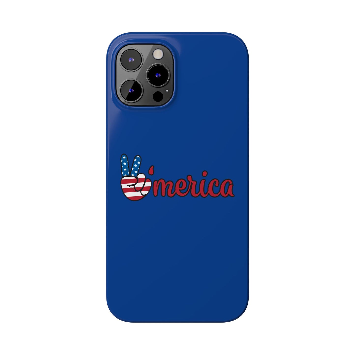 Slim Phone Case - 'Merica Design, Patriotic Phone Cover for Independence Day, 4th of July, USA Pride, Gift for Americans