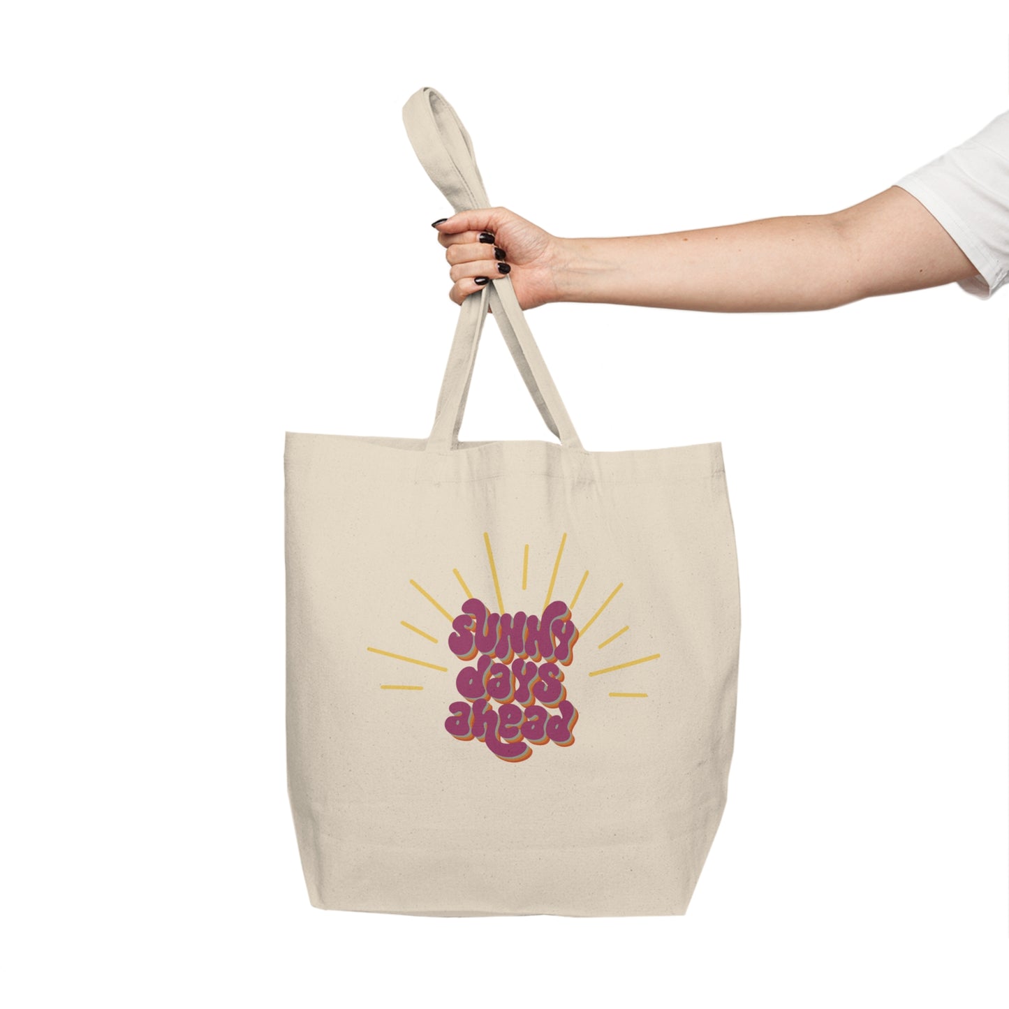 Sunny Days Canvas Tote Bag