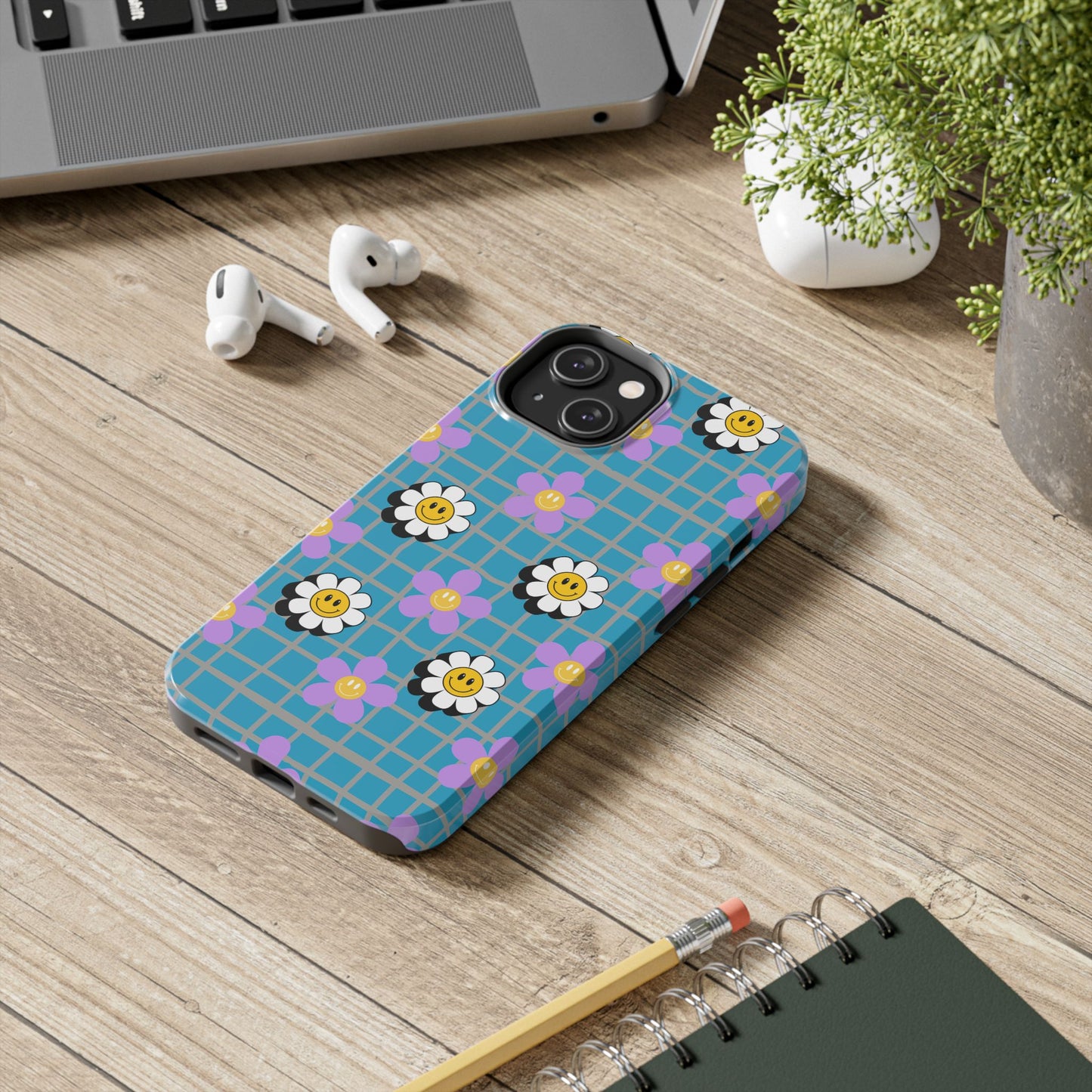 Flower Smiley Phone Case