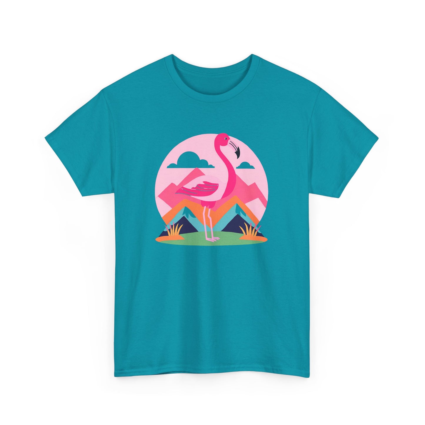 Flamingo Tee- Cotton T-shirt