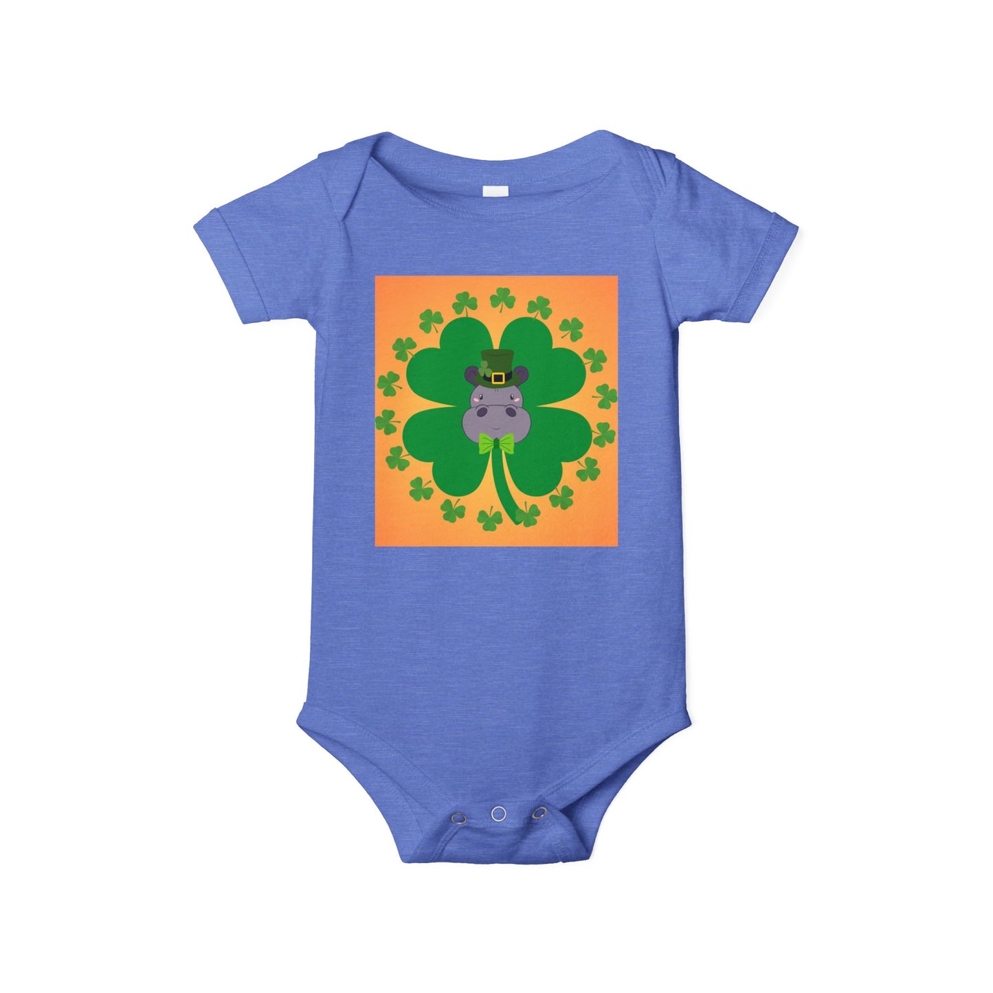 Infant Onesie - Pinch Proof Lucky Hippo