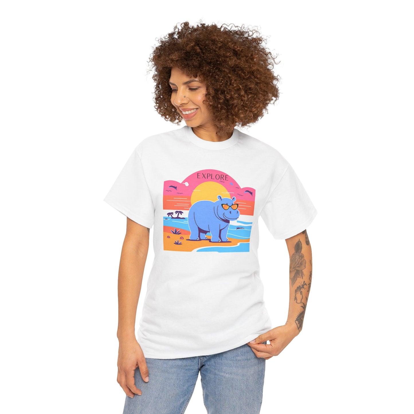 Happy Hippo Tee