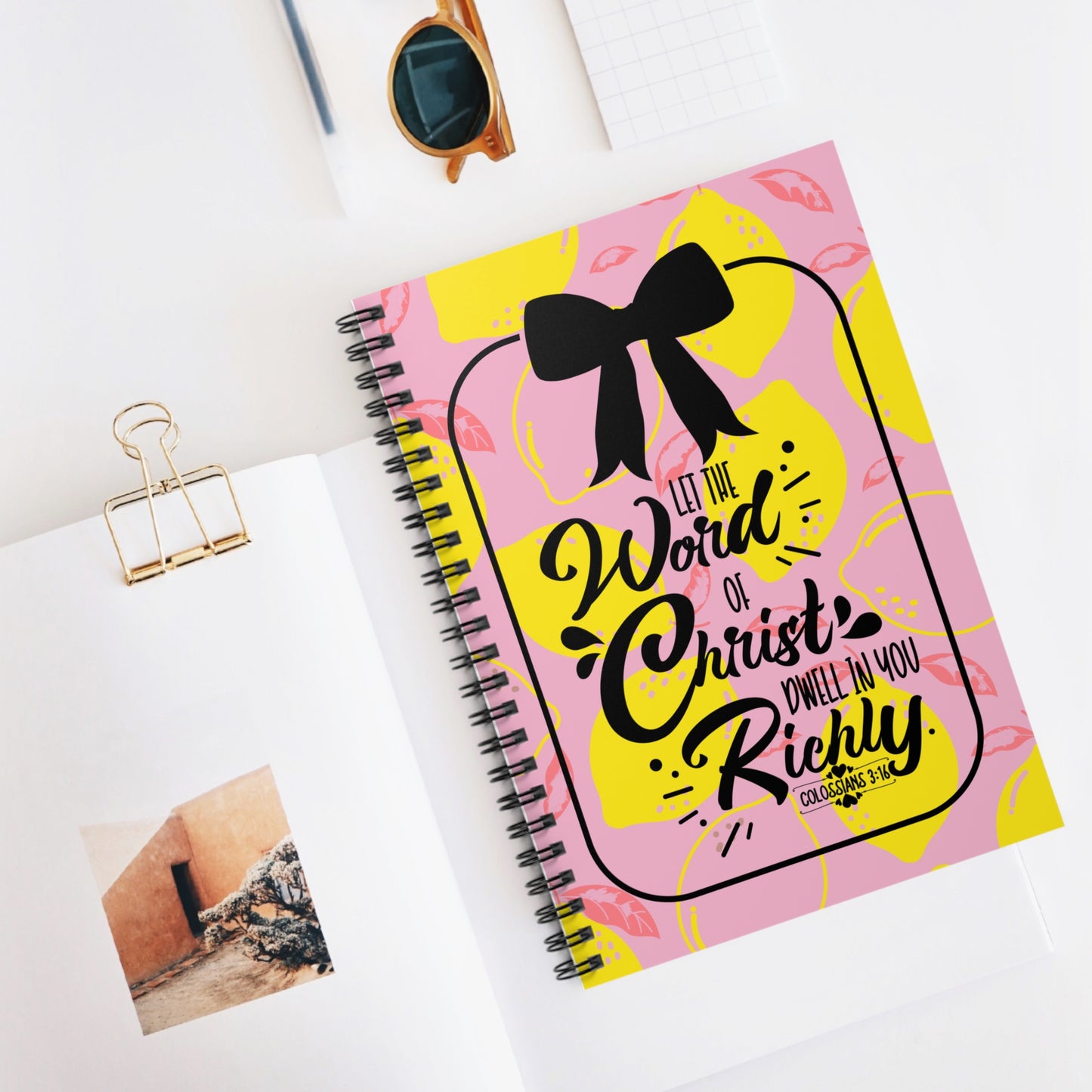 Faith & Creativity Bible Study & Journaling Spiral Notebook