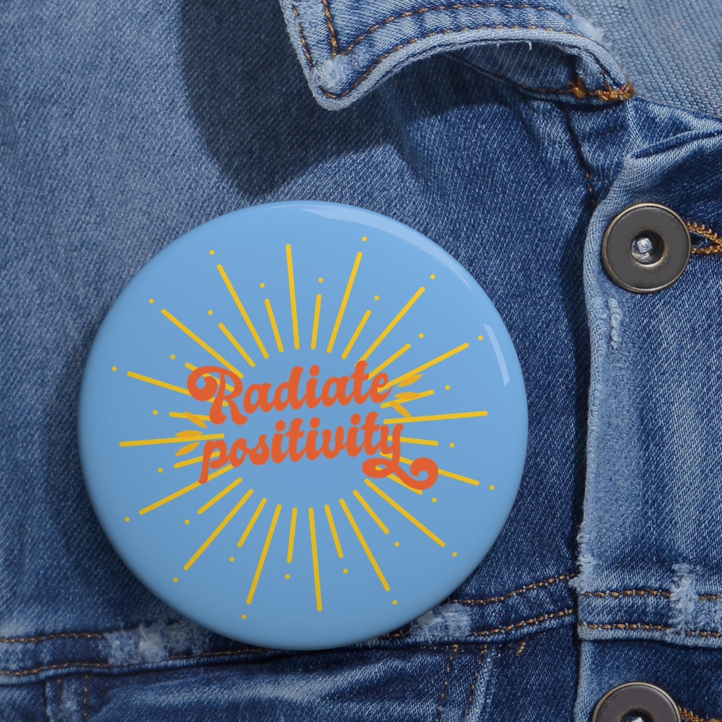 Radiate Positivity Classic button