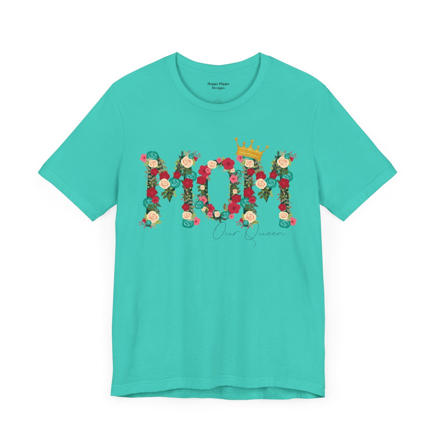 Floral Mom Queen T-Shirt - Mother's Day Gift