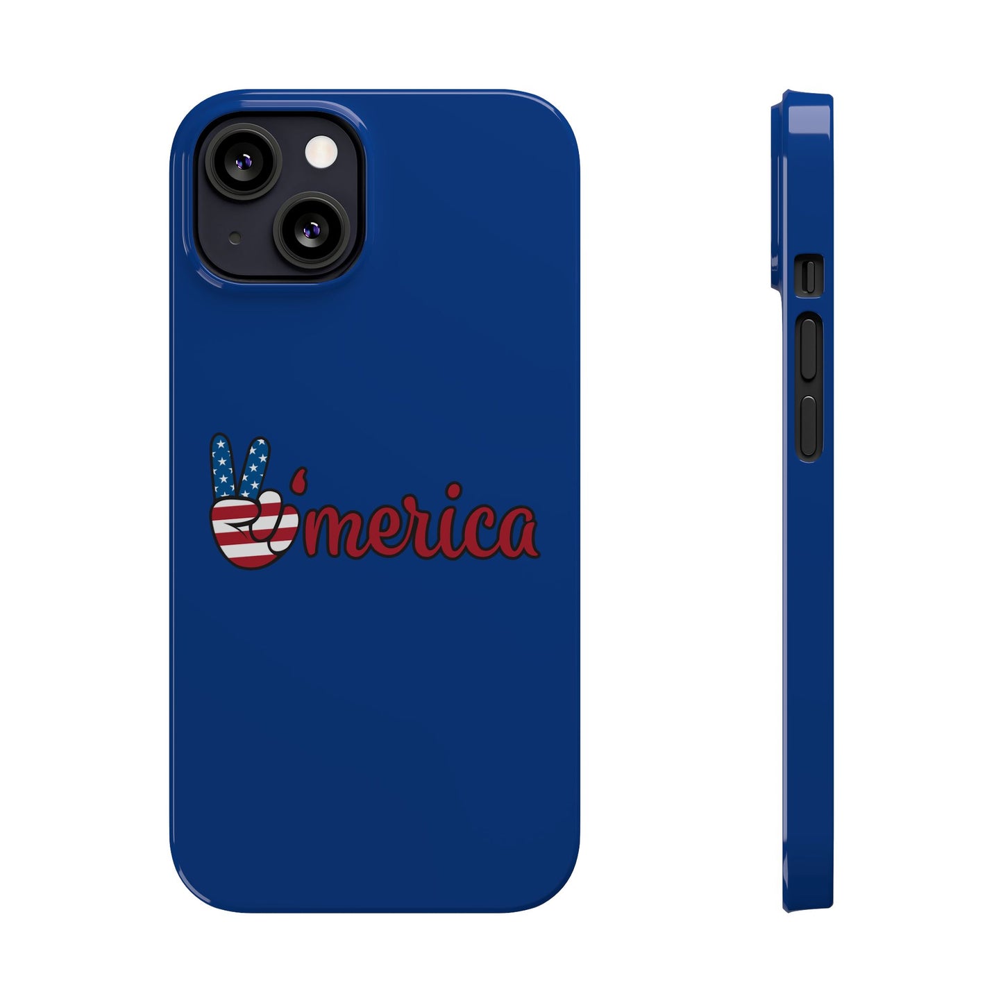 Slim Phone Case - 'Merica Design, Patriotic Phone Cover for Independence Day, 4th of July, USA Pride, Gift for Americans
