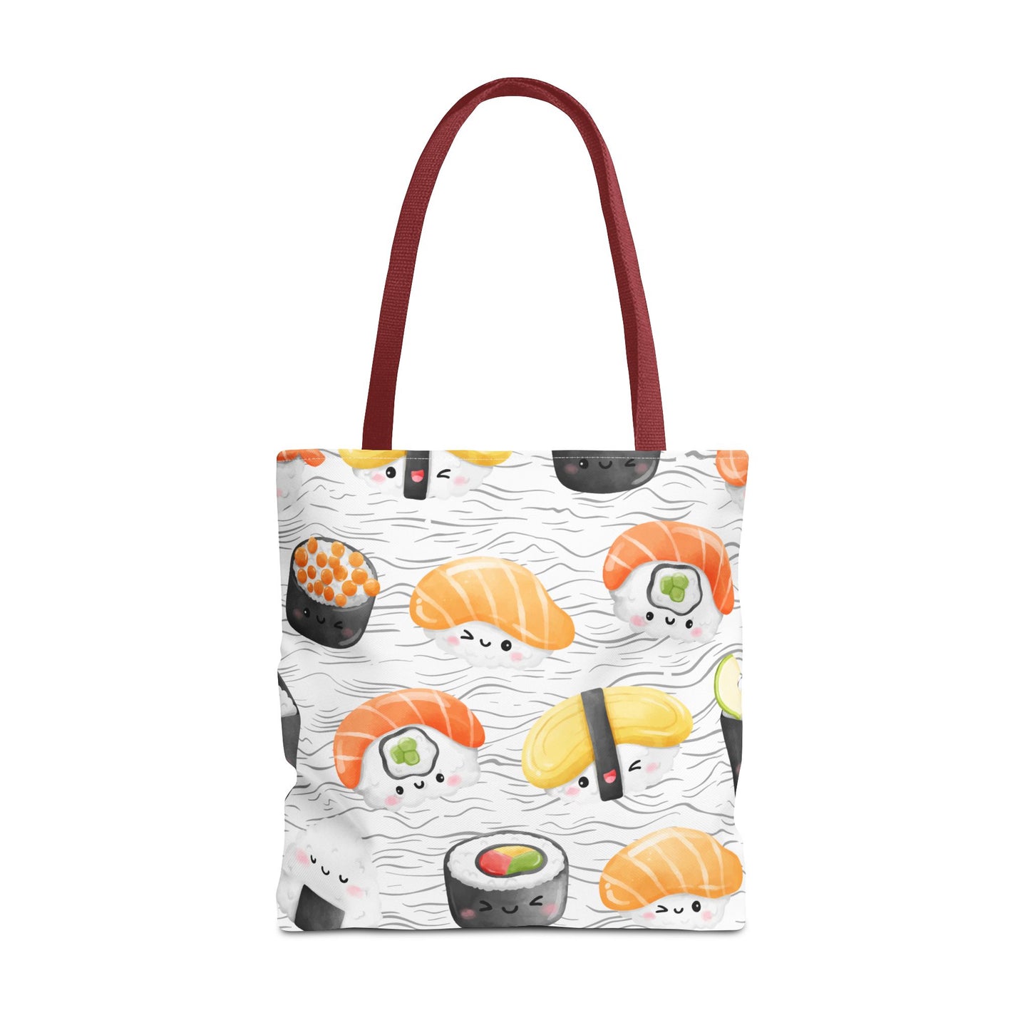 Cute Sushi Pattern Tote Bag - Perfect for Food Lovers