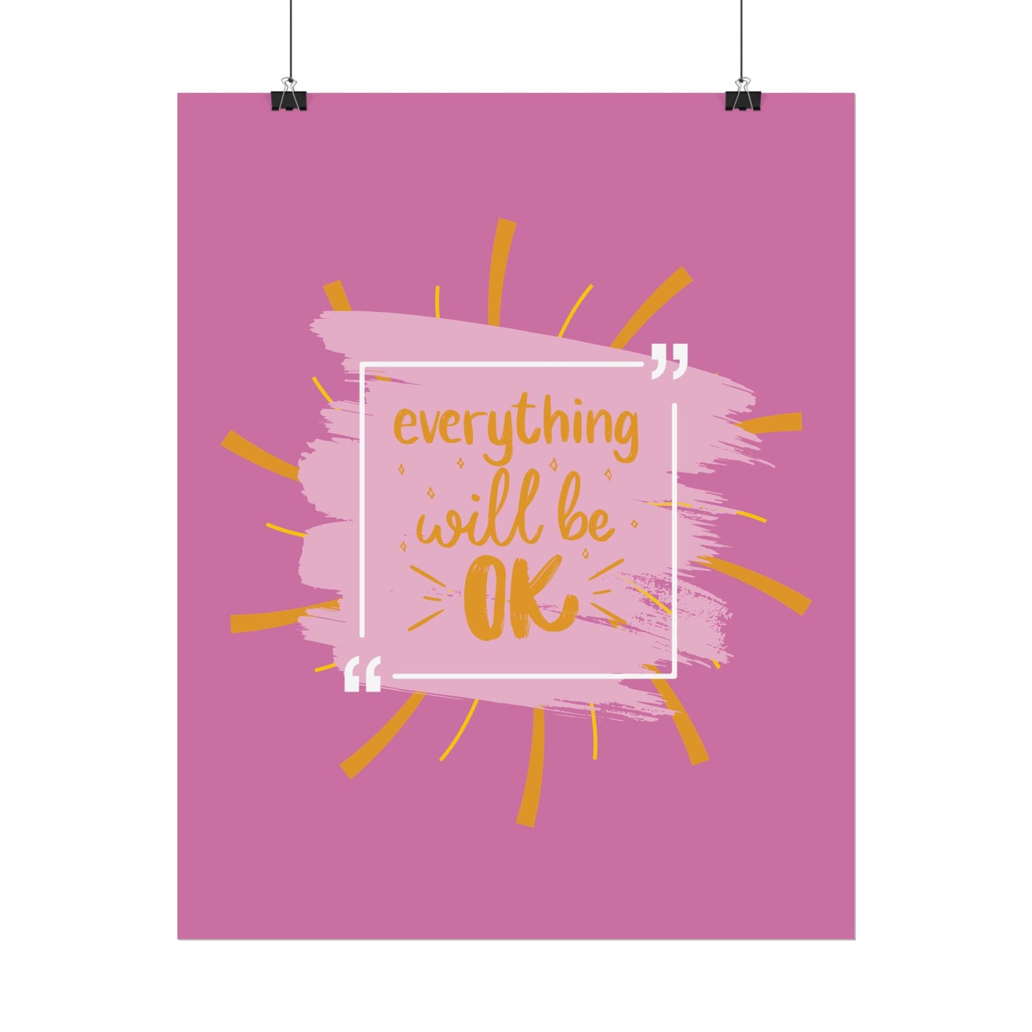 Everything Will Be Ok -Poster