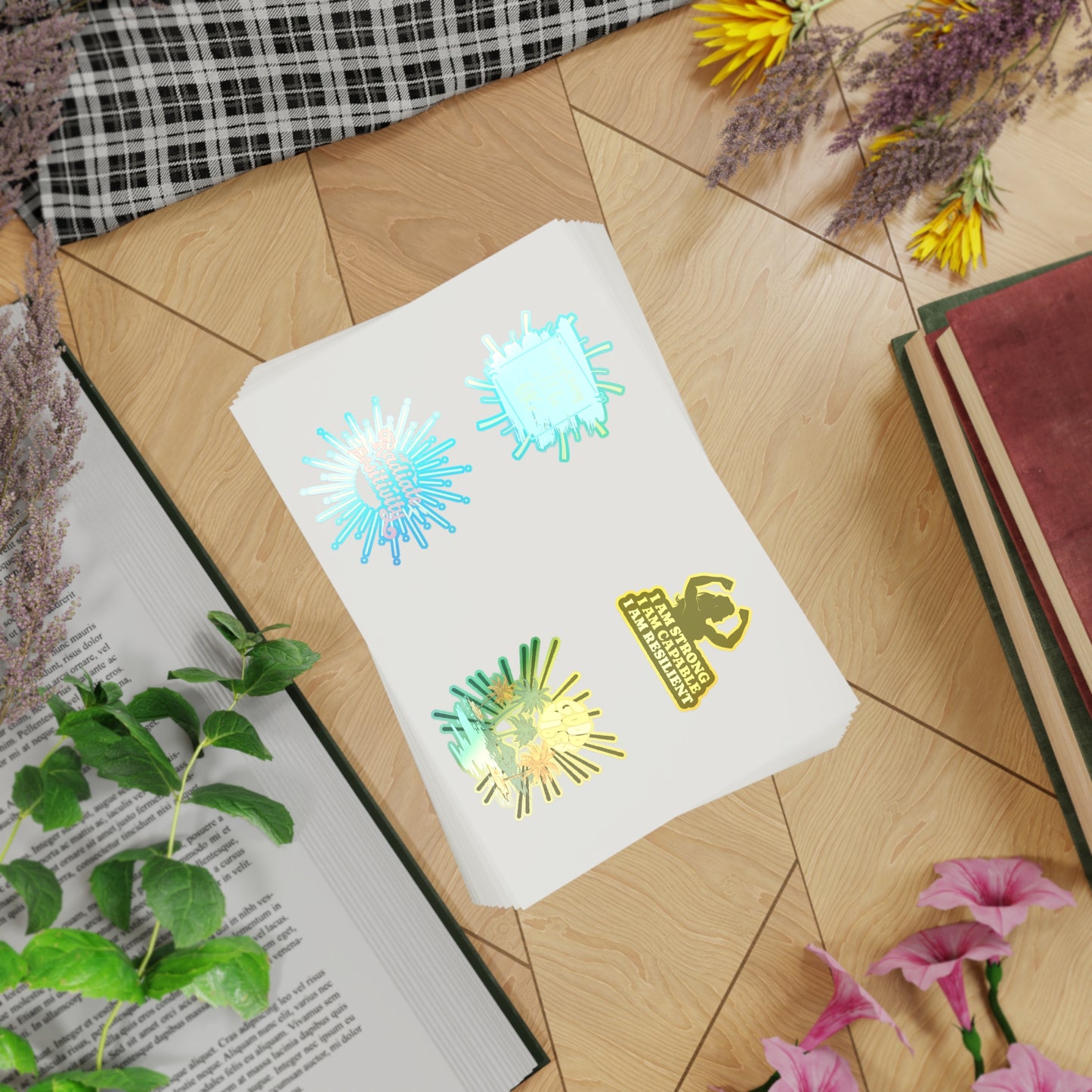 speak positivity Sticker Sheet Bundle, 10pcs
