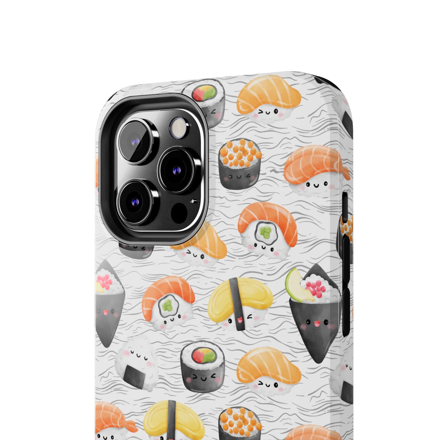 Cute Sushi Tough Phone Case - Durable and Stylish Design for Food Lovers