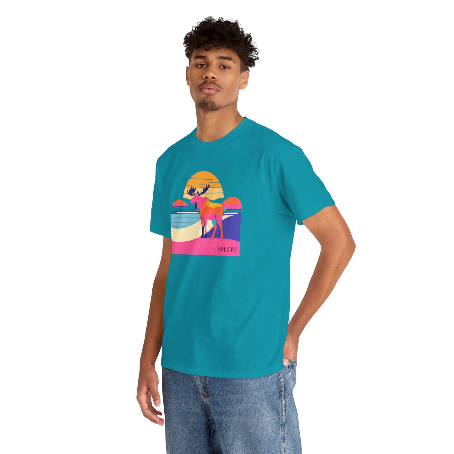 Explore Moose Tee - Adventure Lovers