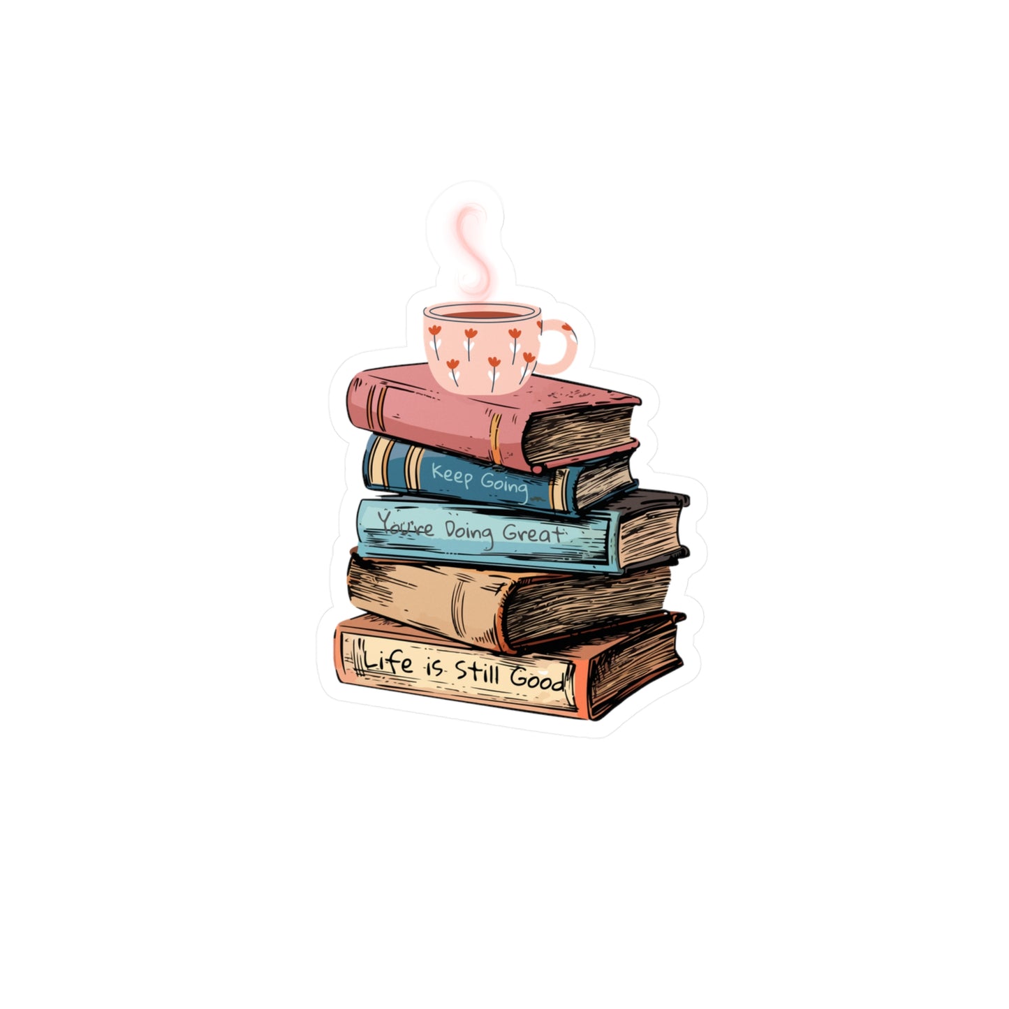 Book Lovers Keep Going Vinyl Decals