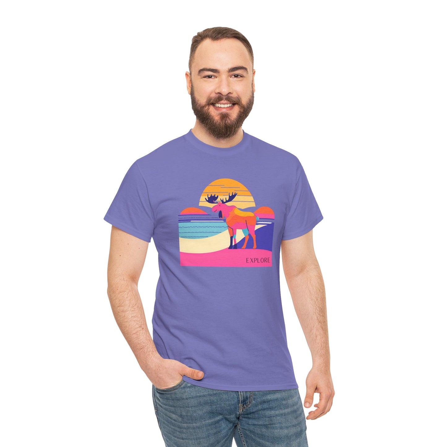 Explore Moose Tee - Adventure Lovers