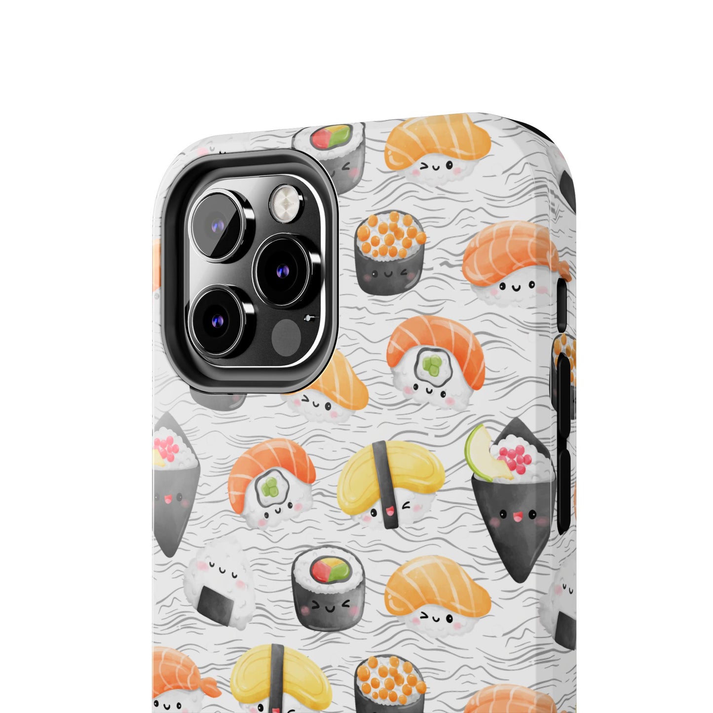 Cute Sushi Tough Phone Case - Durable and Stylish Design for Food Lovers