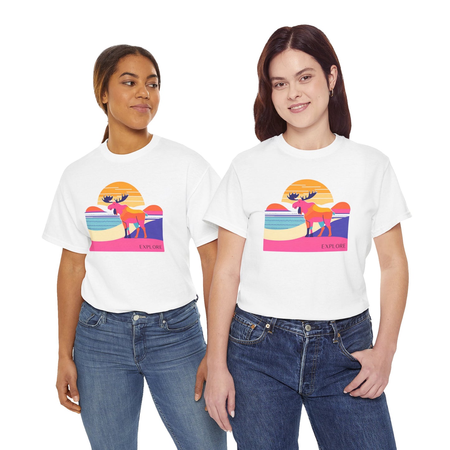 Explore Moose Tee - Adventure Lovers
