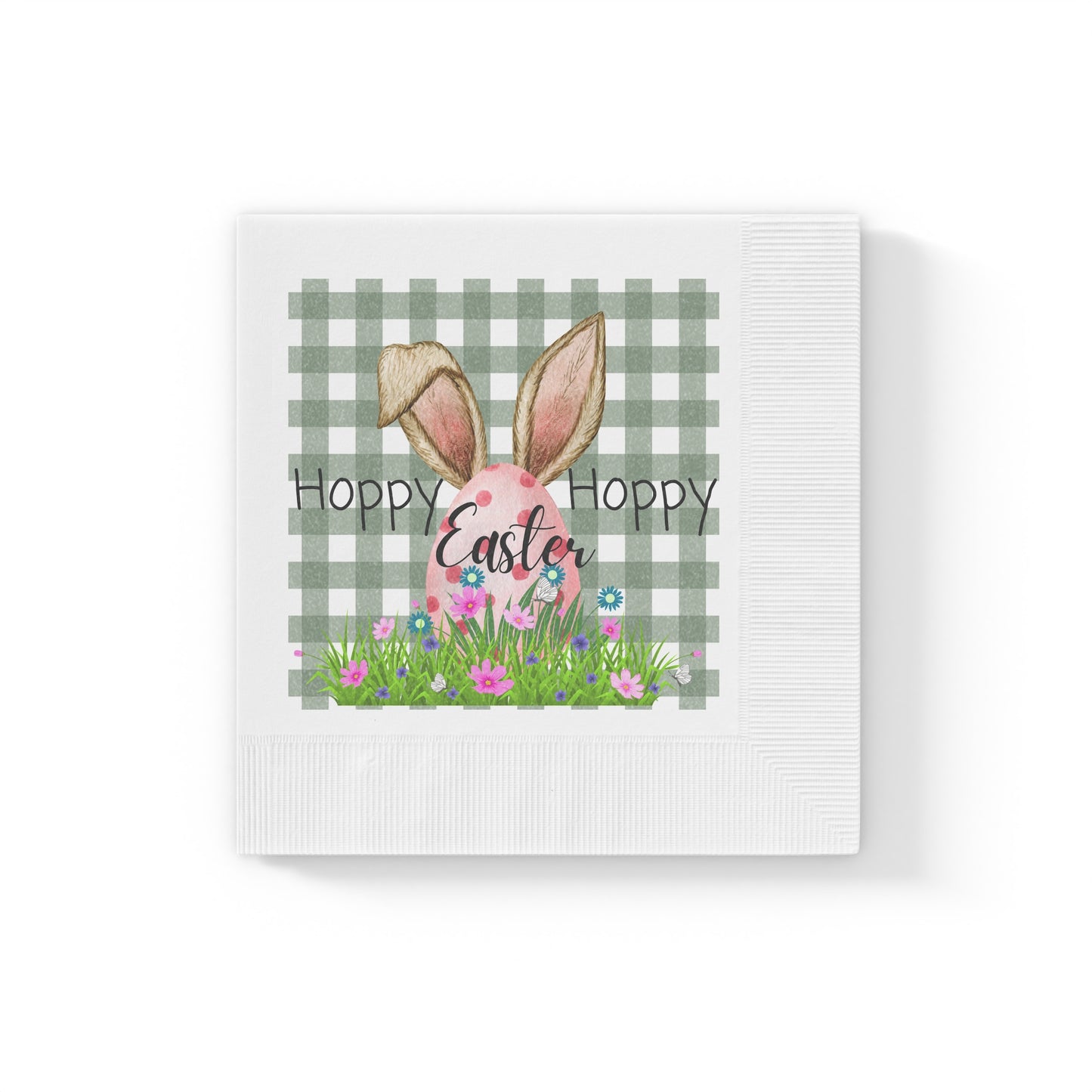 Hoppy Easter Decor Napkins - Festive Bunny Design for Spring Celebrations