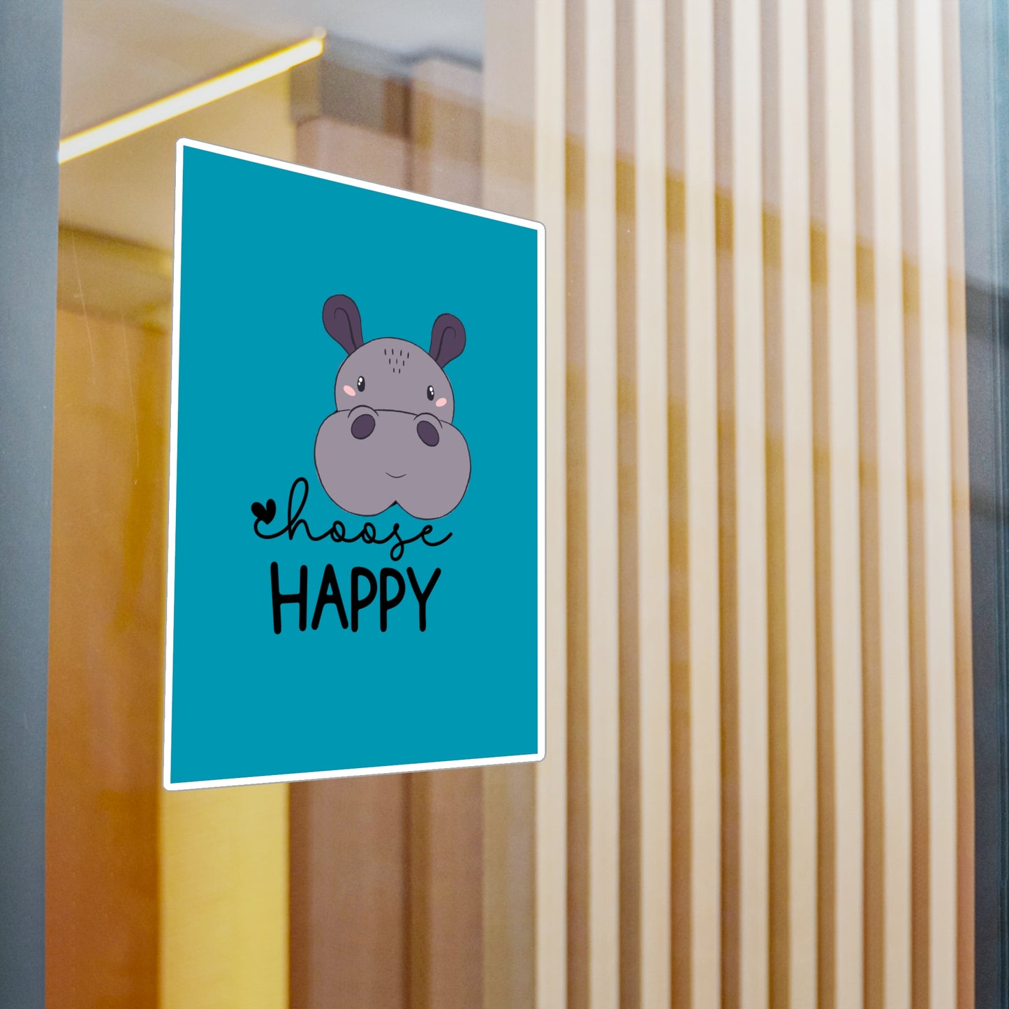 Decal Sticker Set Choose Happy Reminder - Kiss-Cut Vinyl Decals