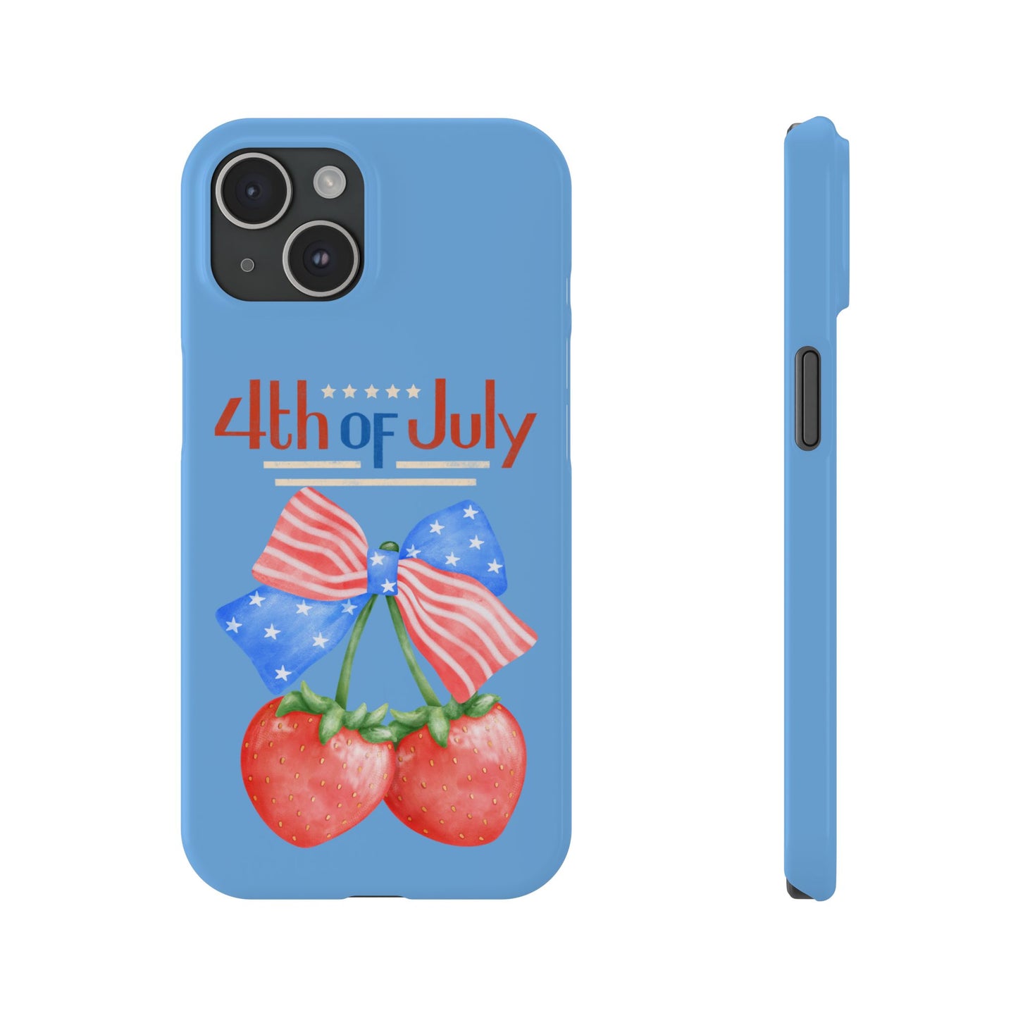 Patriotic Slim Phone Cases for 4th of July | Americana Accessories, Summer Gift, Holiday Celebration, Phone Protection